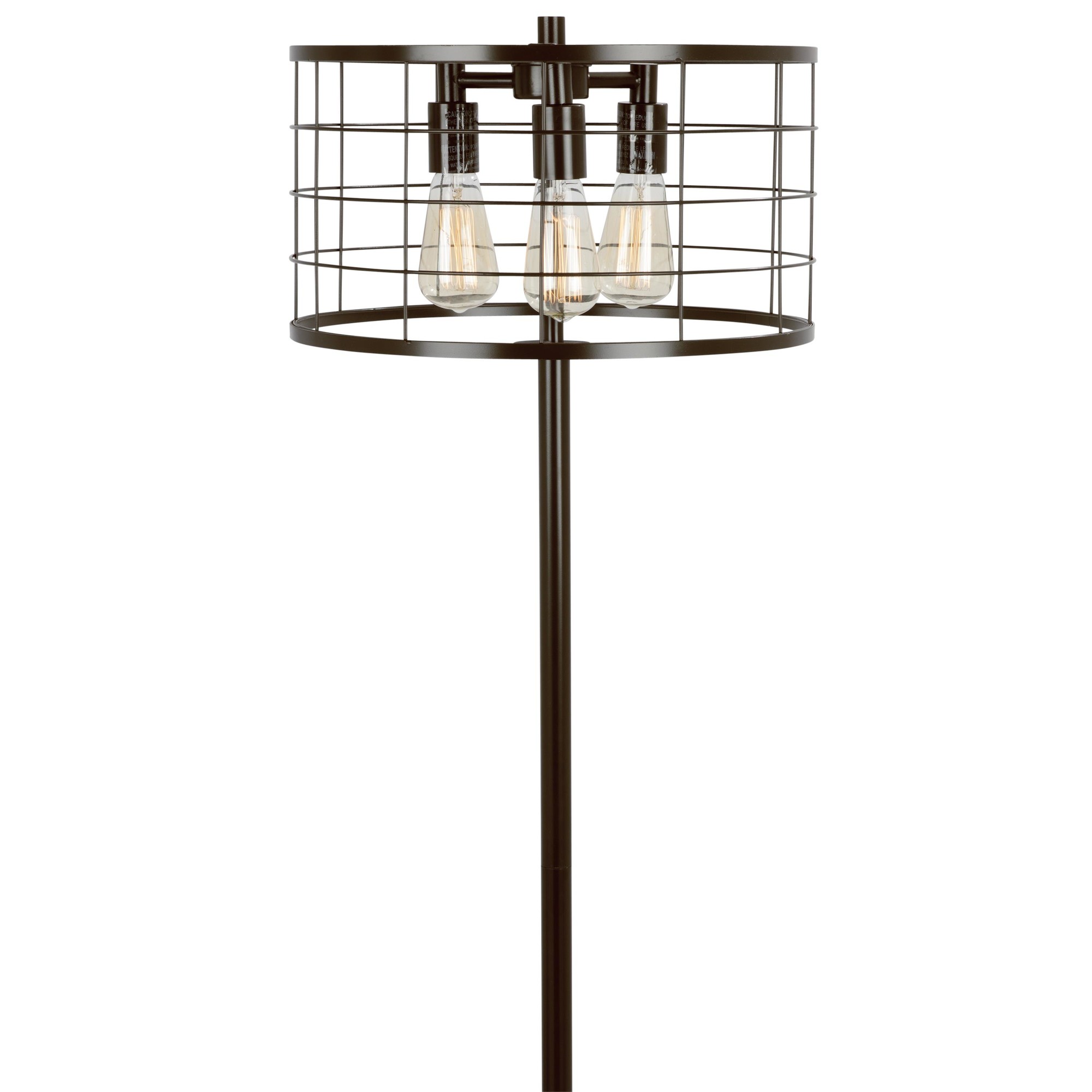 wire cage floor lamp