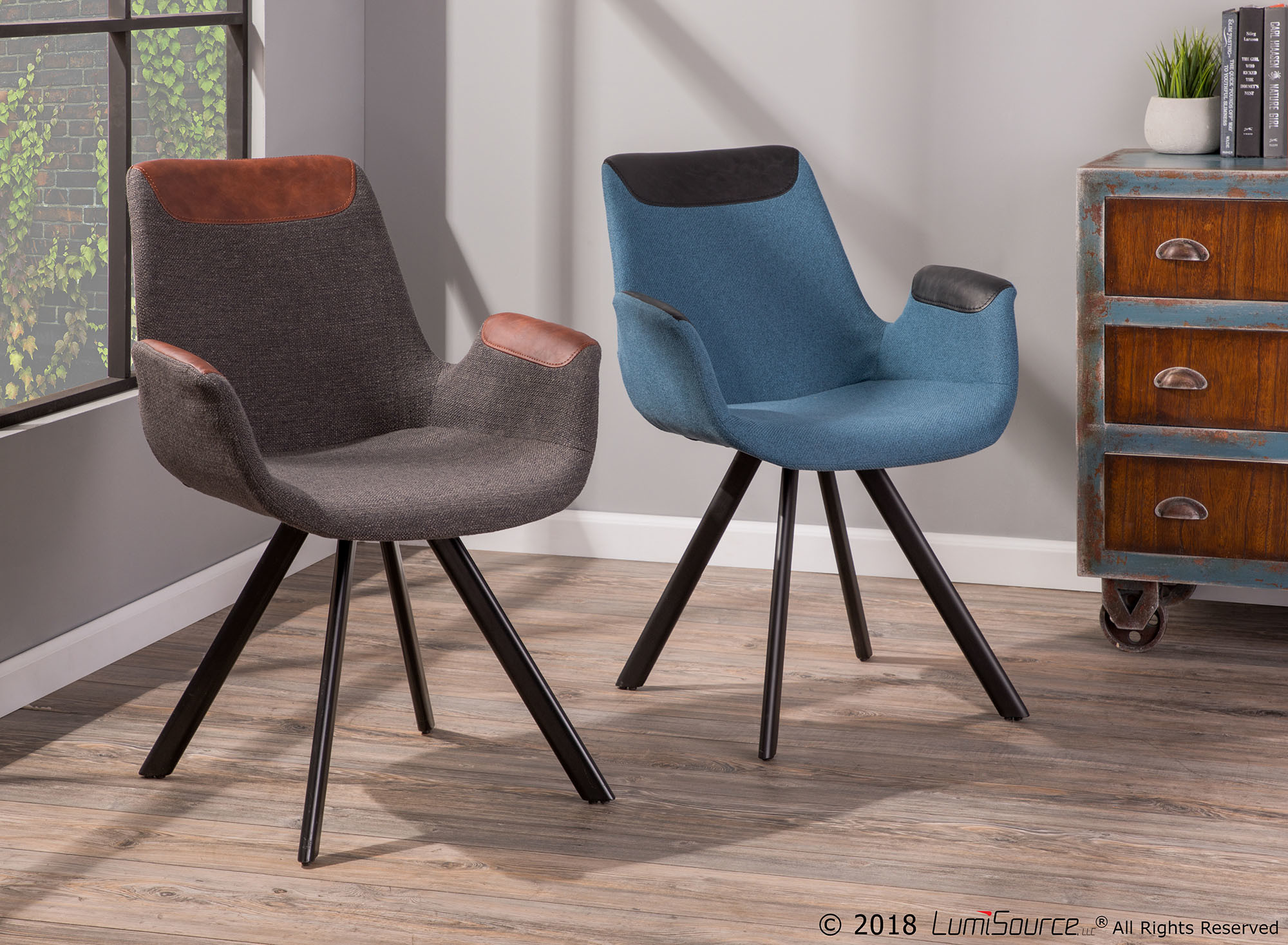 Vintage Flair Chair Set Of 2 Lumisource Stylish Your Browser Does Not Support The Video Tag