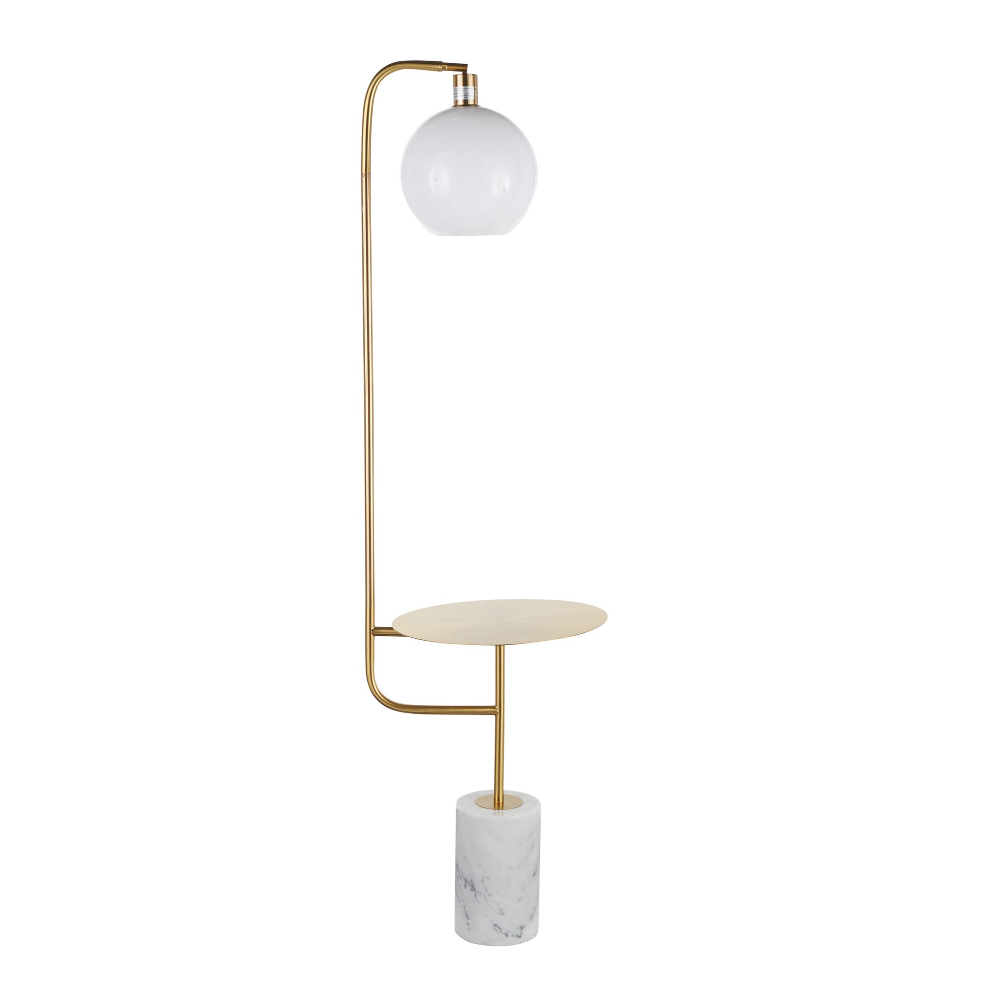 Symbol Floor Lamp With Side Table - LumiSource - Stylish ...